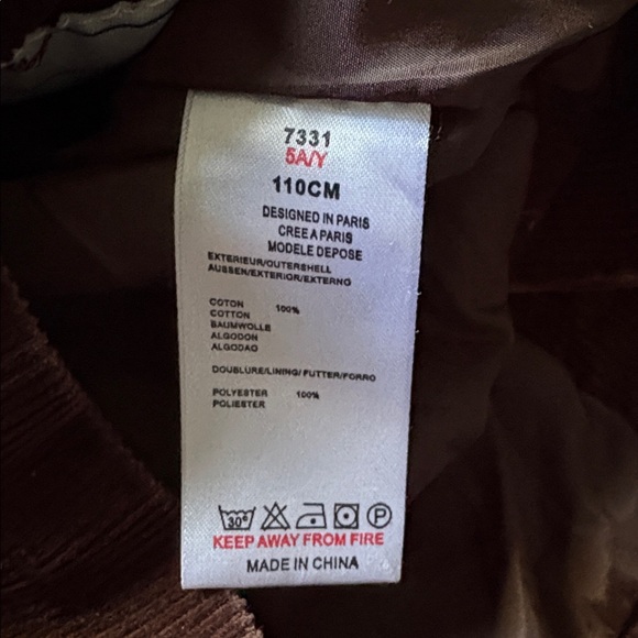 Jacadi Paris Corduroy Blazer/Jacket - Picture 8 of 8